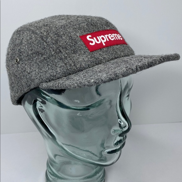 SUPREME Camp Cap Harris Tweed - Picture 2 of 8